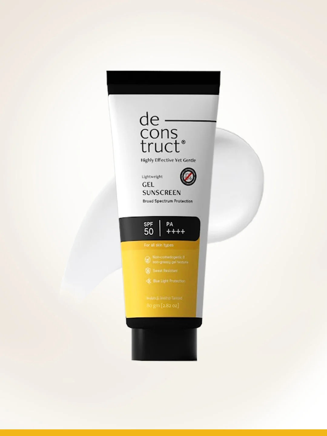 Gel Sunscreen for Oily Skin - SPF 50 PA++++(80 gm) | In-Vivo Tested