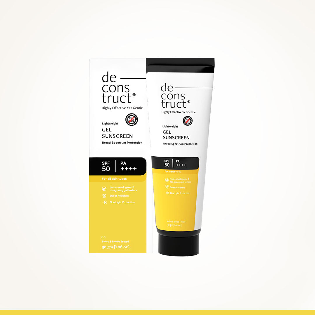 Gel Sunscreen for Oily Skin - SPF 50 PA++++(30gm) | In-Vivo Tested