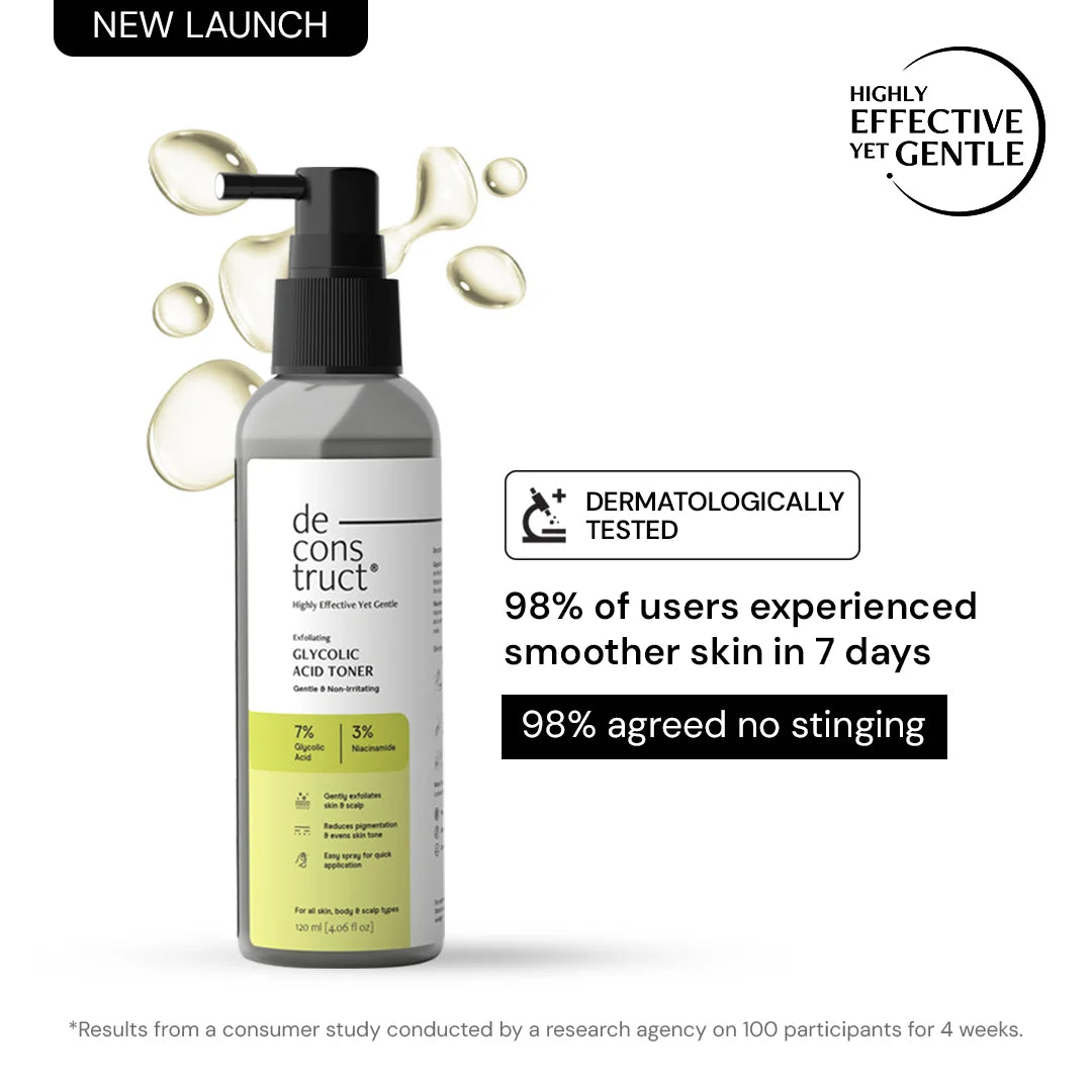 Exfoliating 7% Glycolic Acid Toner with Niacinamide