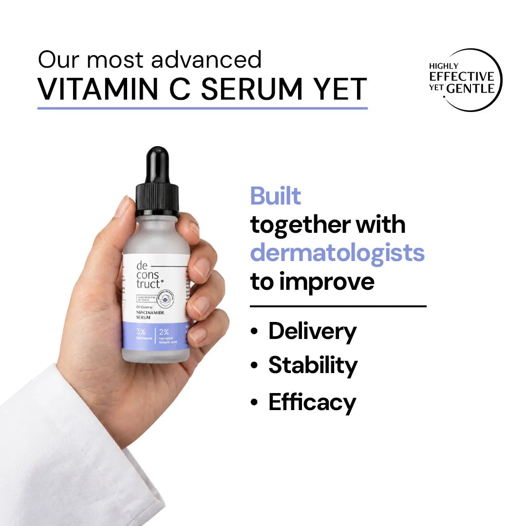 Oil Control Serum with 3% Niacinamide & 2% Salicylic Acid With Liposomal Technology