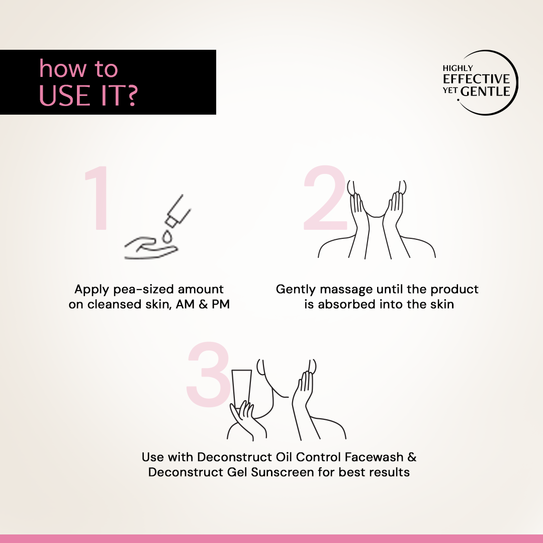 Deconstruct Acne Control Moisturiser with Ectoin & Ceramides