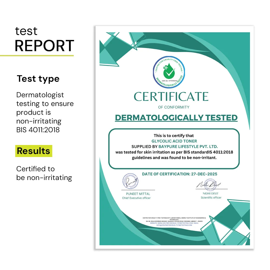 Exfoliating 7% Glycolic Acid Toner with Niacinamide