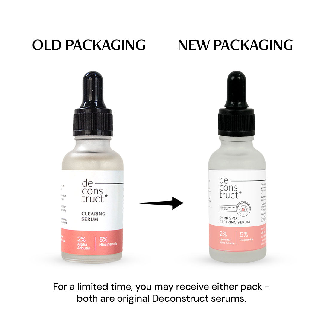 Dark Spot Clearing Serum with Liposomal Technology | 5% Niacinamide & 2% Alpha Arbutin | Clinically Tested
