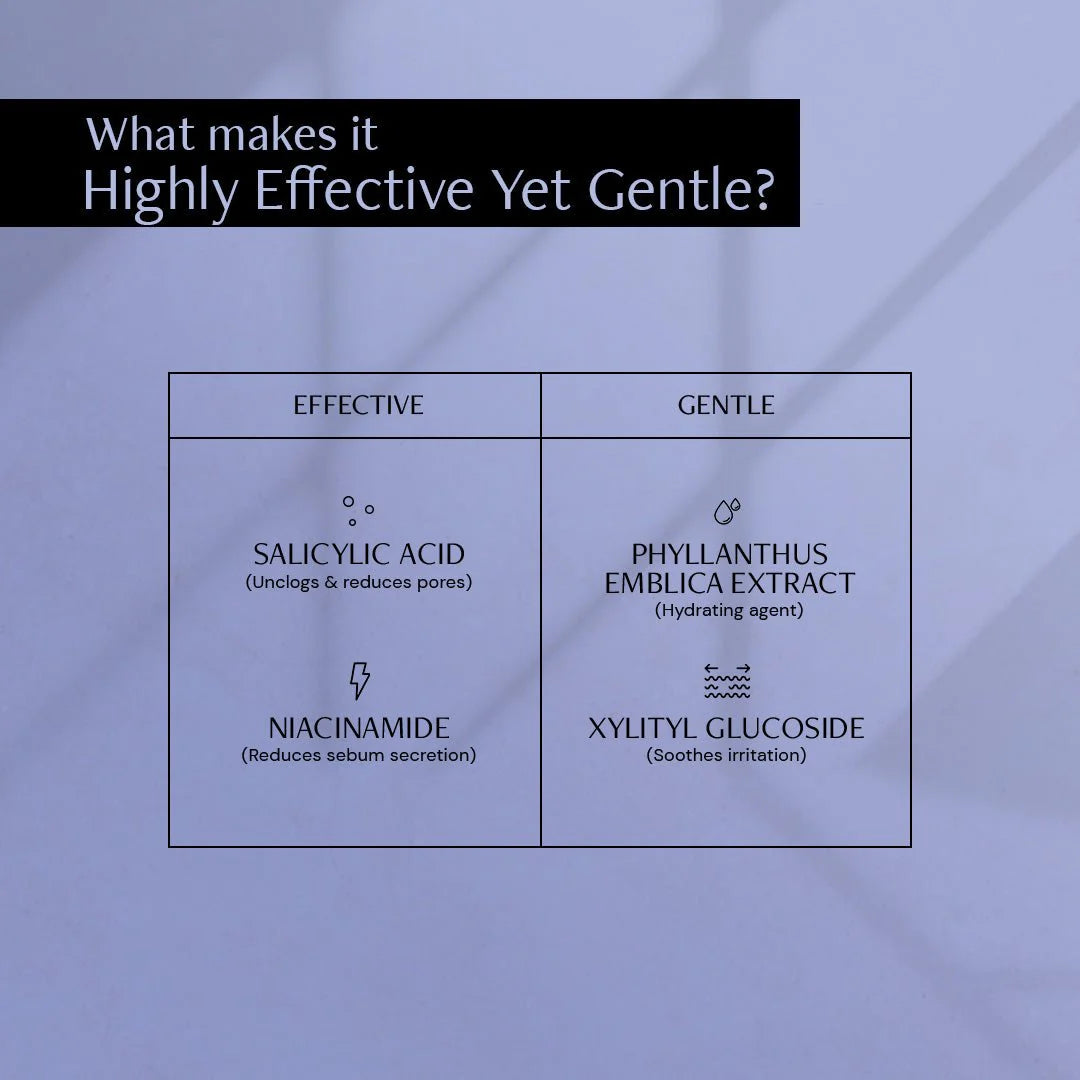 Salicylic Acid Face Serum for Pore Control - 2% Salicylic Acid + 3% Niacinamide