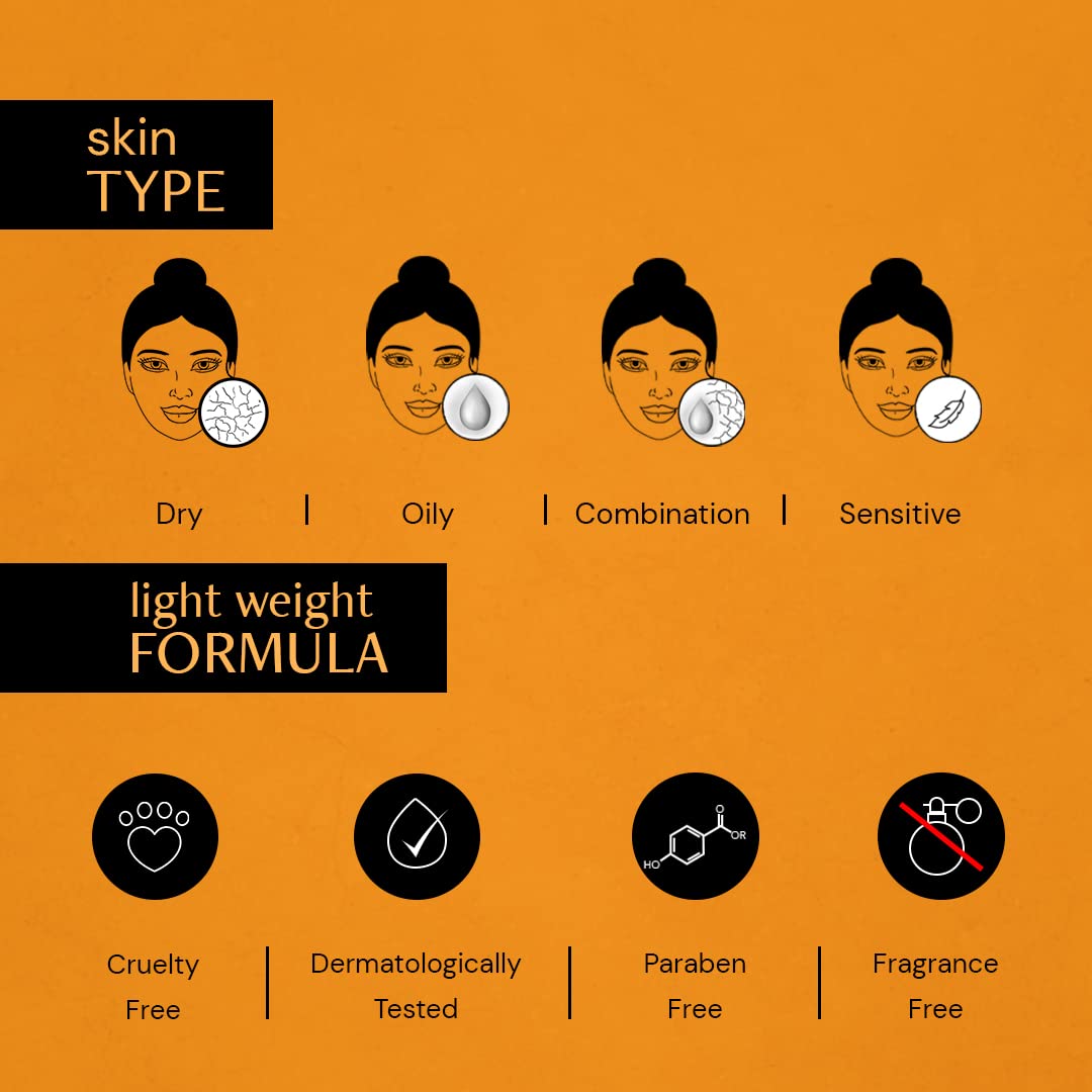 Vitamin C Serum For Face - 10% Vitamin C + 0.5 % Ferulic Acid | Non-Irritating , Non-Sticky
