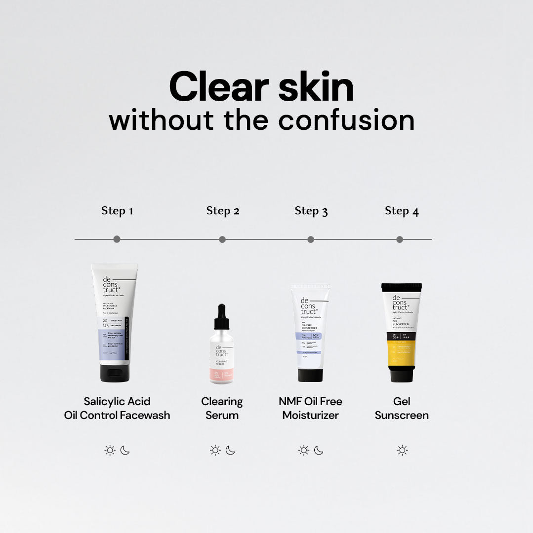 Anti-Acne Skincare Routine Kit for Oily Skin | Dermat Recommended Bestseller