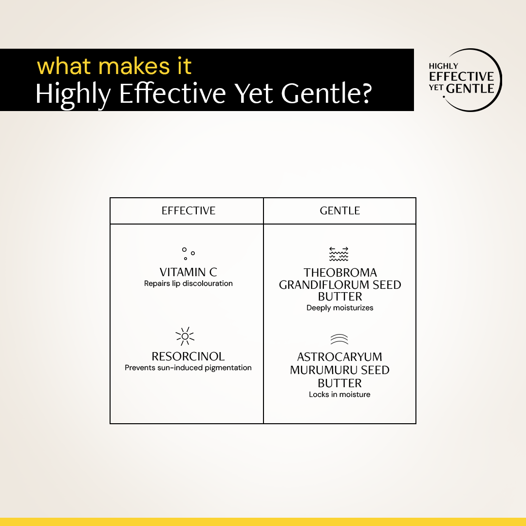 Brightening Lip Balm With SPF - 1% Vitamin C + 0.1% Resorcinol (Pack of 2)