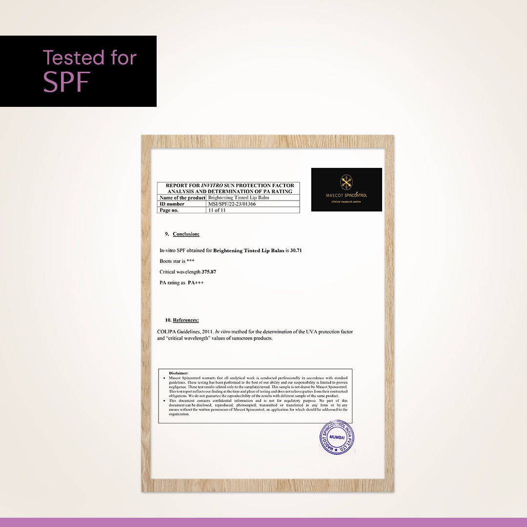 Brightening Tinted Lip Balm with 1% Vitamin C & 0.1 Resorcinol SPF 30, PA++