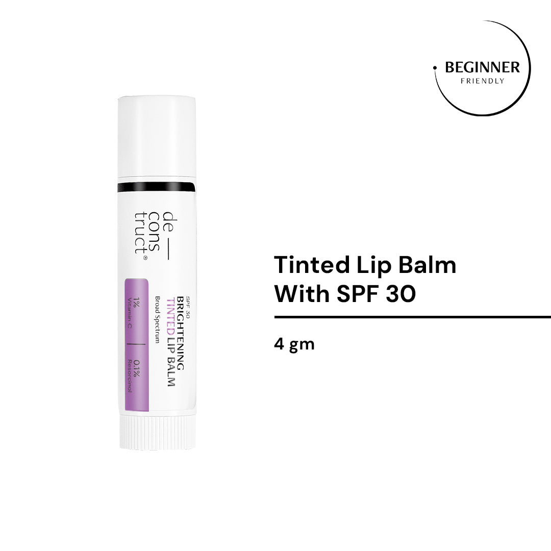 Brightening Tinted Lip Balm with 1% Vitamin C & 0.1 Resorcinol SPF 30 (Pack of 2)