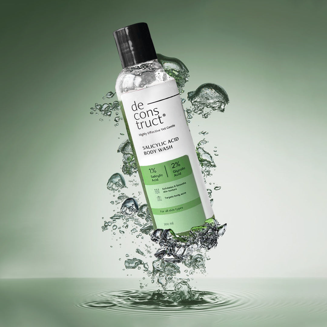 Salicylic Acid Body Wash 1% salicylic acid 2% glycolic acid Fights body acne