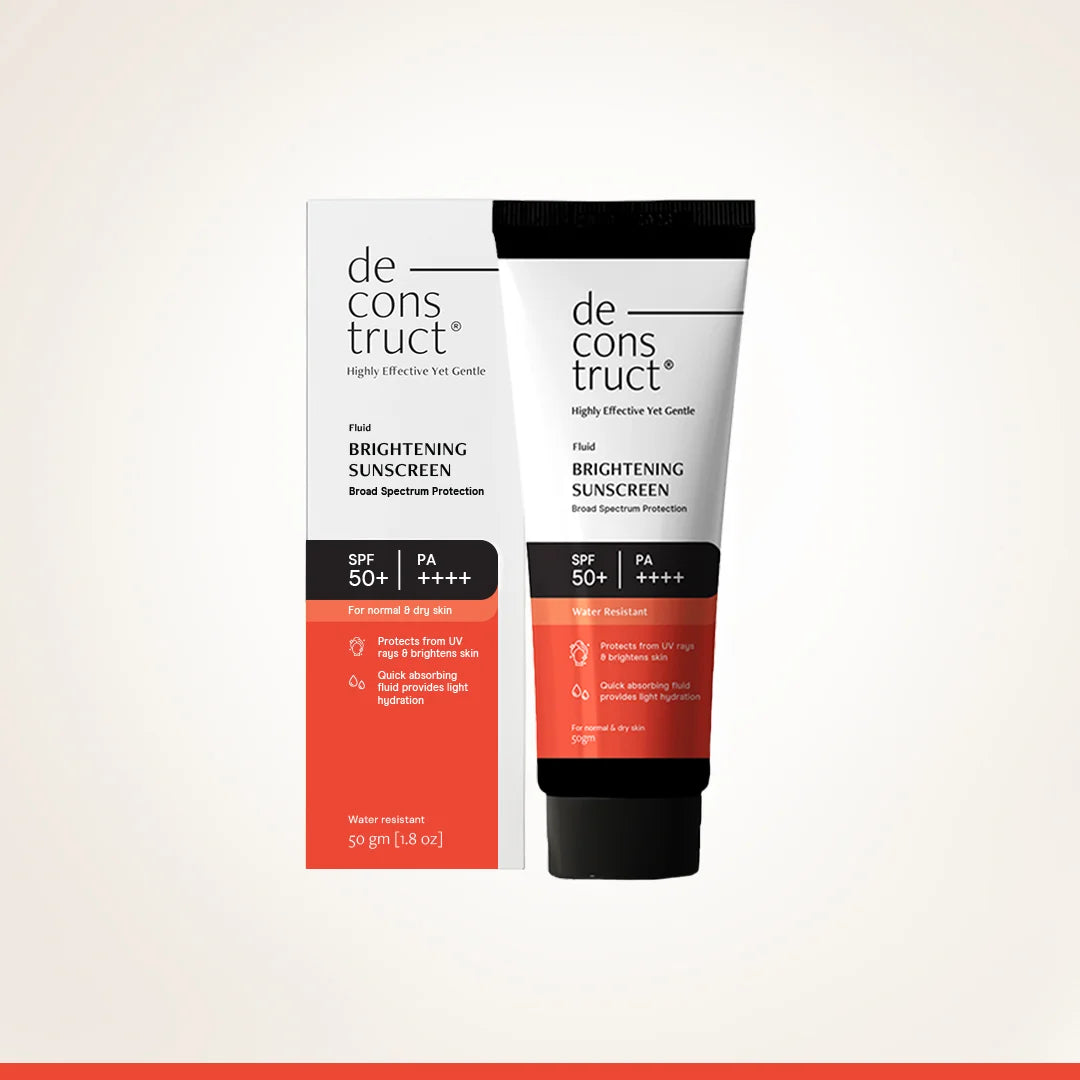 Fluid Brightening Sunscreen for Dry Skin - SPF 50+ | 8 hours long lasting Sunscreen