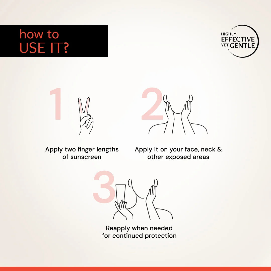 Fluid Brightening Sunscreen for Dry Skin - SPF 50+ | 8 hours long lasting Sunscreen