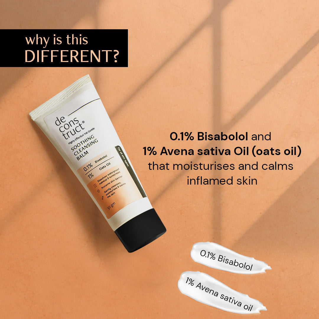 Soothing Cleansing balm - 0.1% bisabolol and 1% Avena sativa Oil (oats oil)