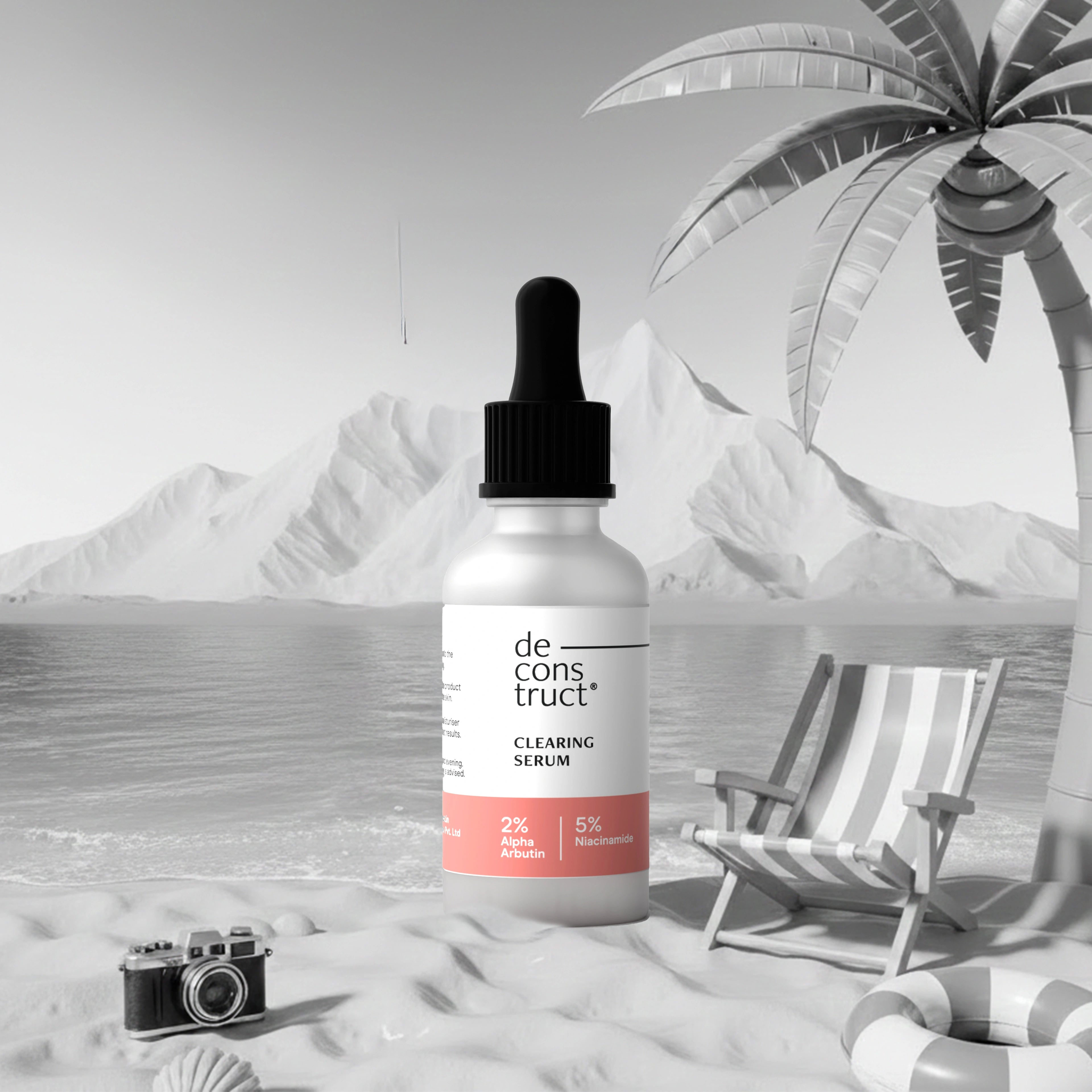Clearing Serum with 5% Niacinamide & 2% Alpha Arbutin| 4-in-1 Multi-Benefit | Clinically Tested