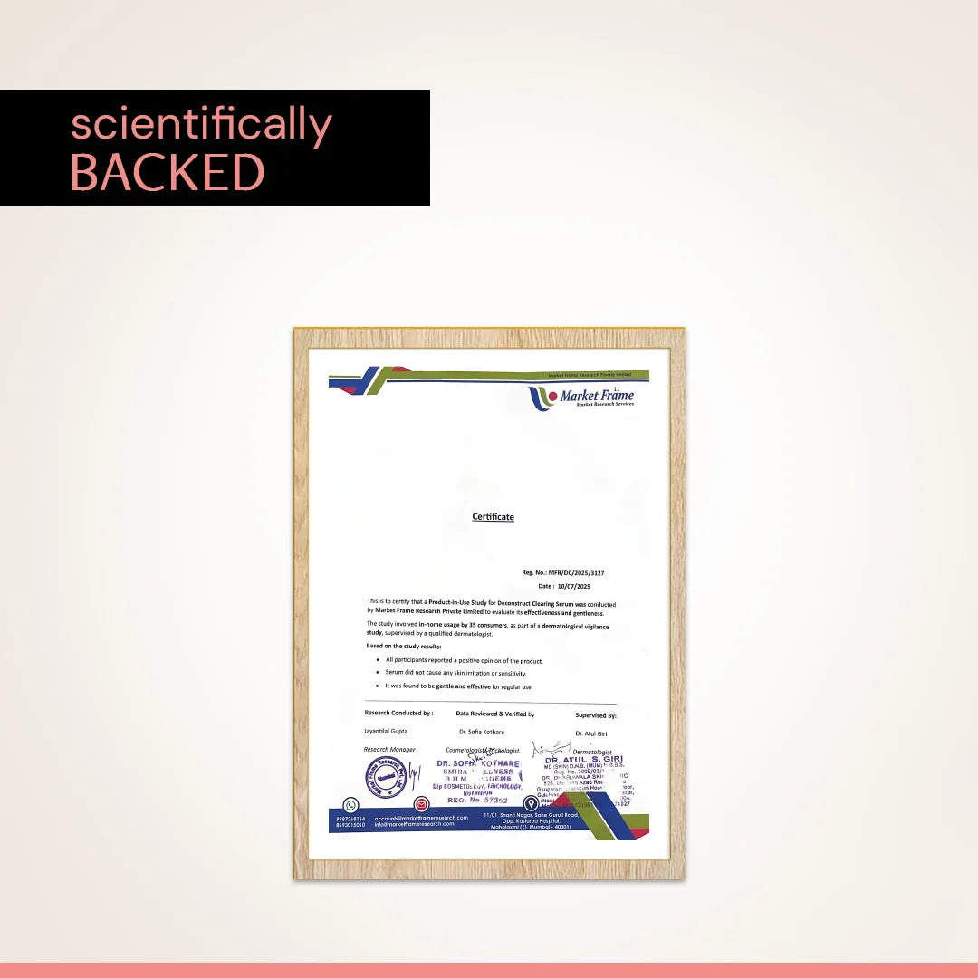 Multi-Benefit Clearing Niacinamide Face Serum | Fades Dark Spots, Pigmentation, Tanning & Acne Marks