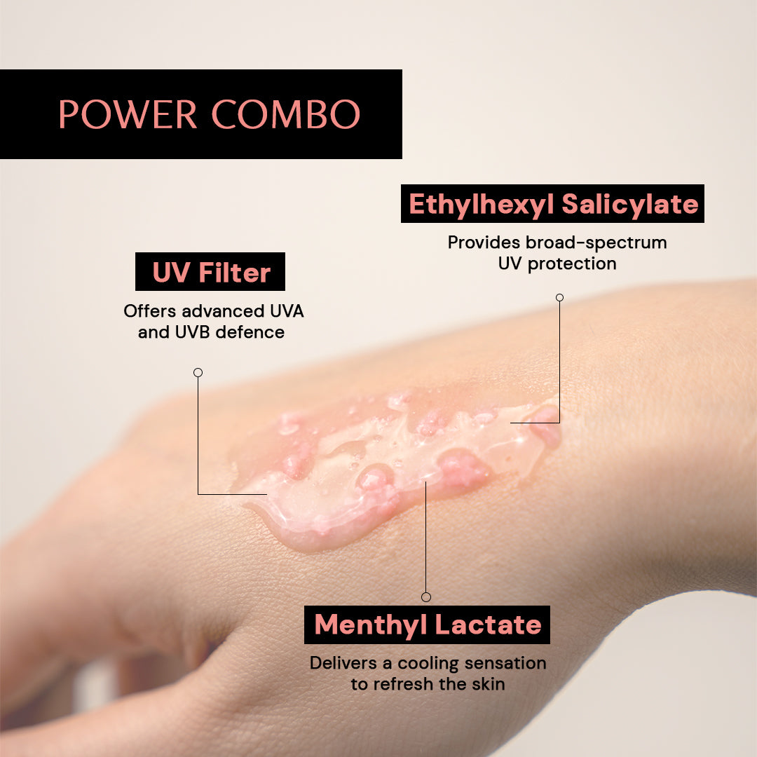 Invisible Water Sunscreen SPF 50 PA+++ | Instant Cooling & Freshness | Upto 80 Min Water-Resistant
