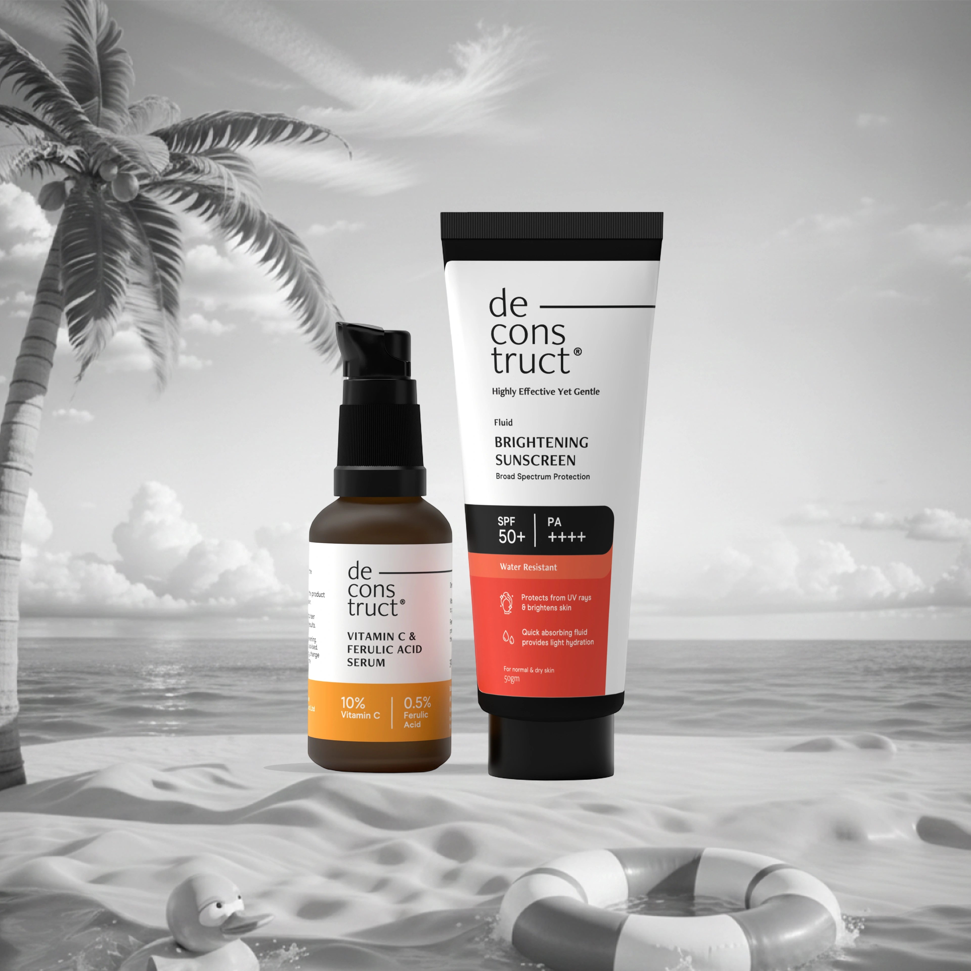 Brighten and Protect Duo - Vitamin C + Fluid Brightening Sunscreen