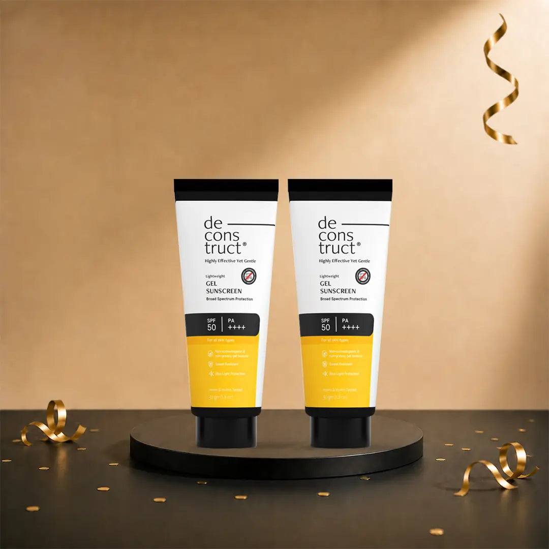 Gel Sunscreen SPF 50 PA++++ for Oily Skin(Pack of 2) | Photostable Sunscreen with 4 New Gen UV Filters | Lightweight & Non-Greasy