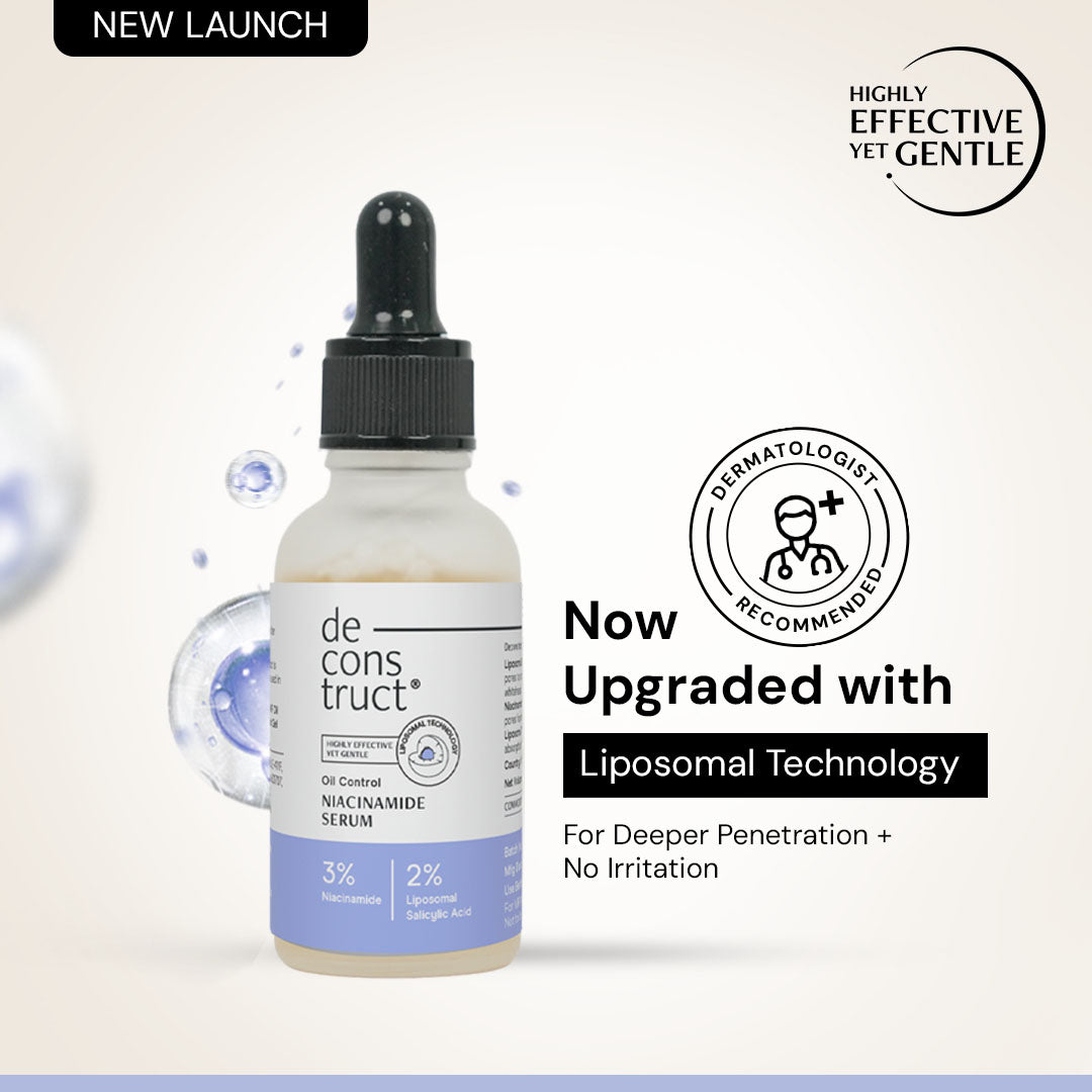 Oil Control Serum with 3% Niacinamide & 2% Salicylic Acid With Liposomal Technology