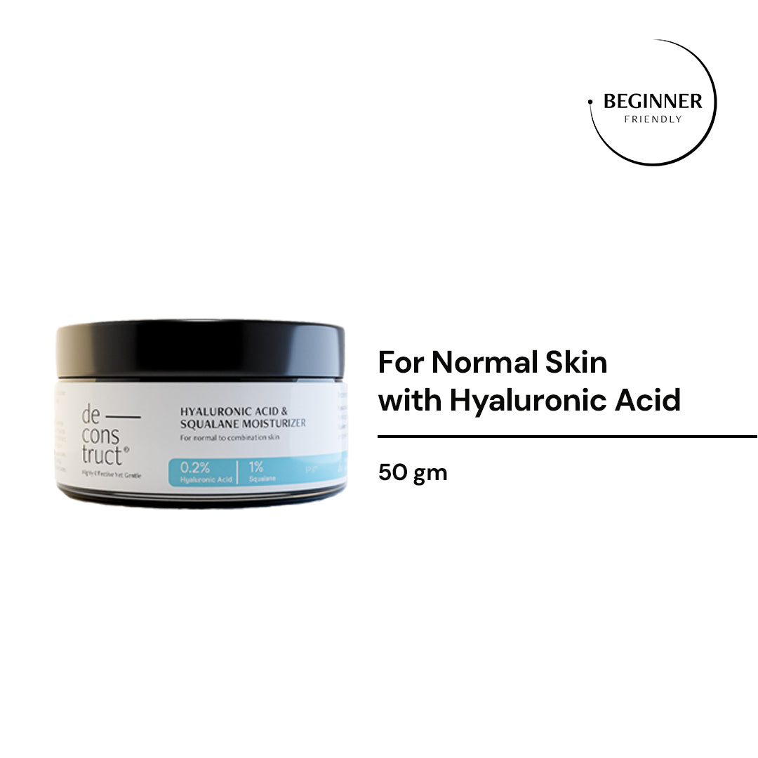 Hyaluronic Acid & Squalane Moisturizer - 0.2% Hyaluronic acid 1% Squalane