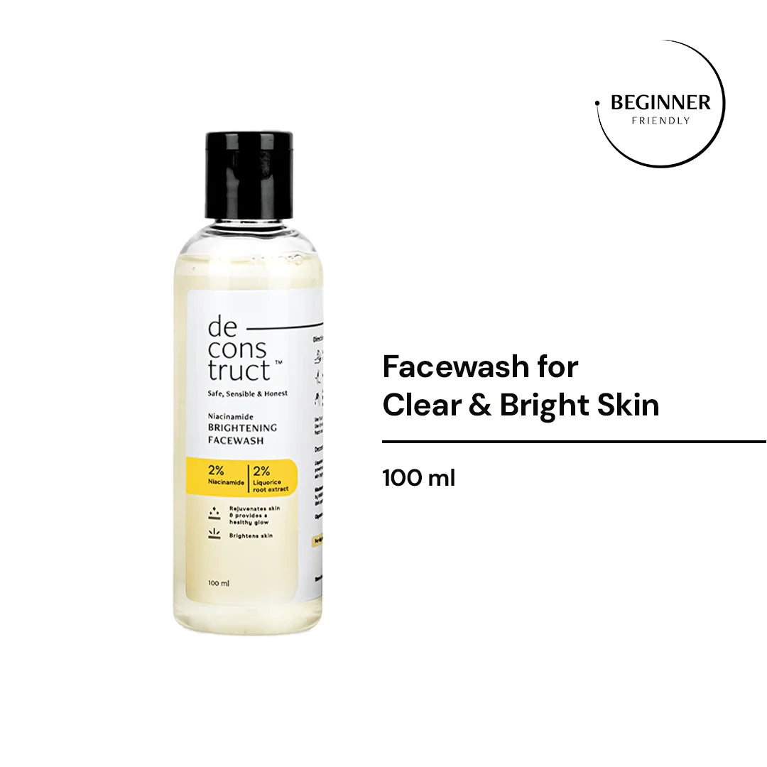Niacinamide Brightening Face Wash - 2% Niacinamide + 2% Liquorice root extract