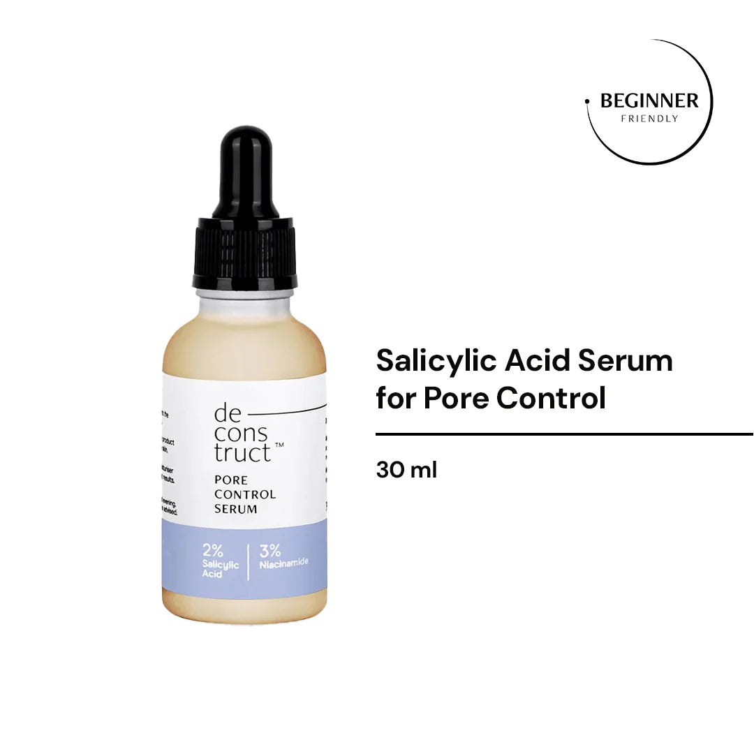 Salicylic Acid Face Serum for Pore Control - 2% Salicylic Acid + 3% Niacinamide