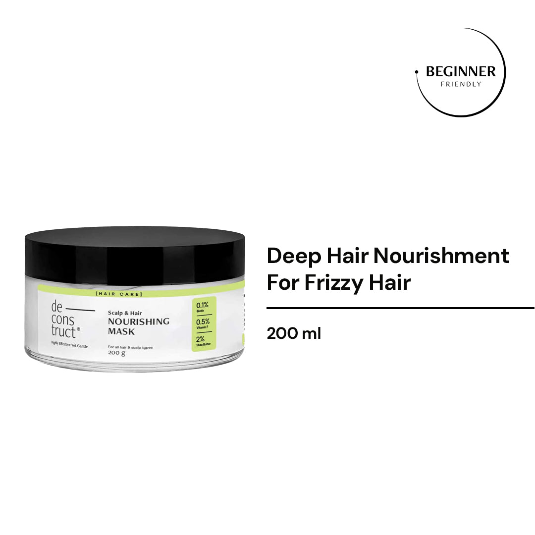 Scalp & Hair Nourishing Mask -  0.1% Biotin + 0.5% Vitamin F + 2% Shea Butter
