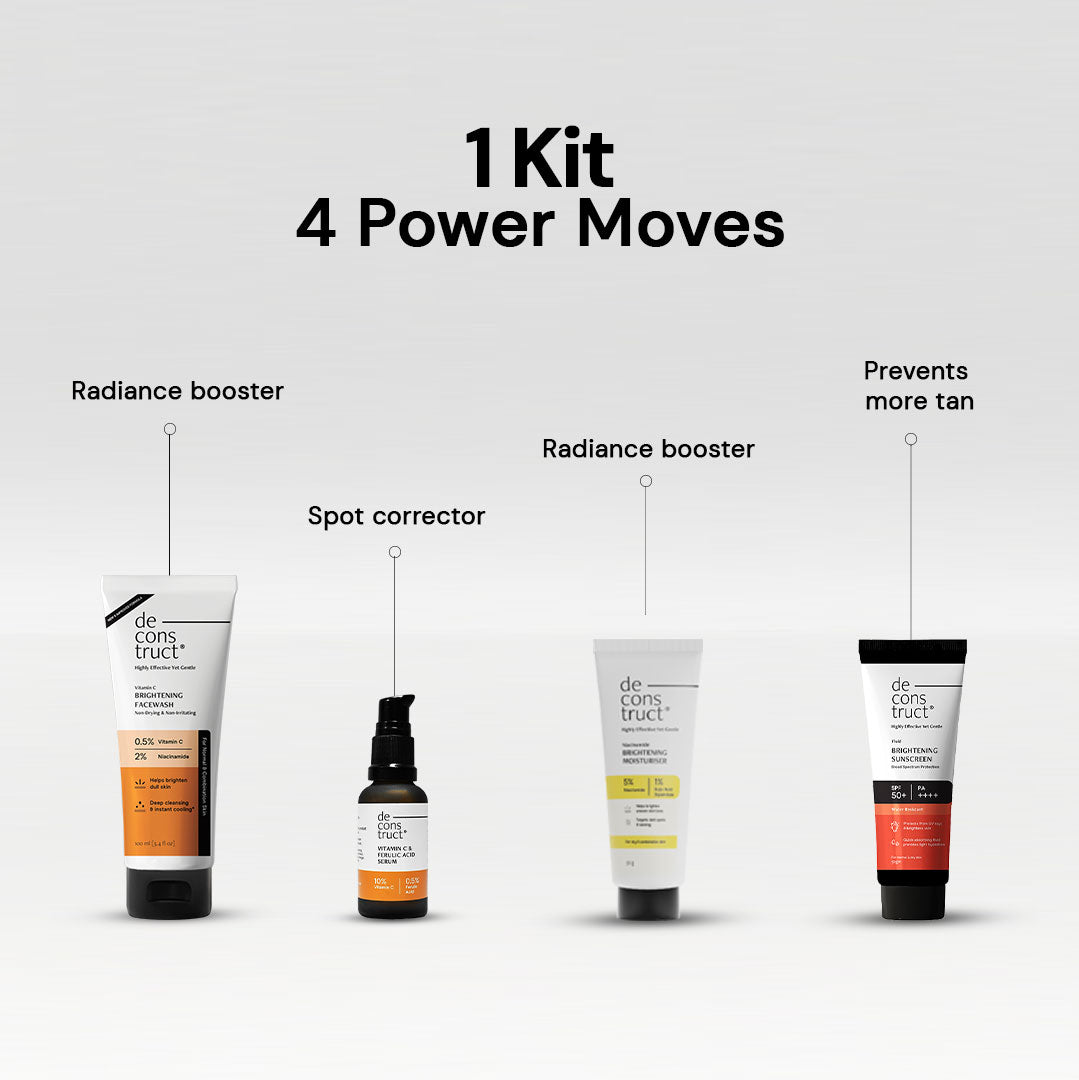 Anti-Pigmentation Routine Kit for Men | Fades Pigmentation Marks | Dermat Recommended