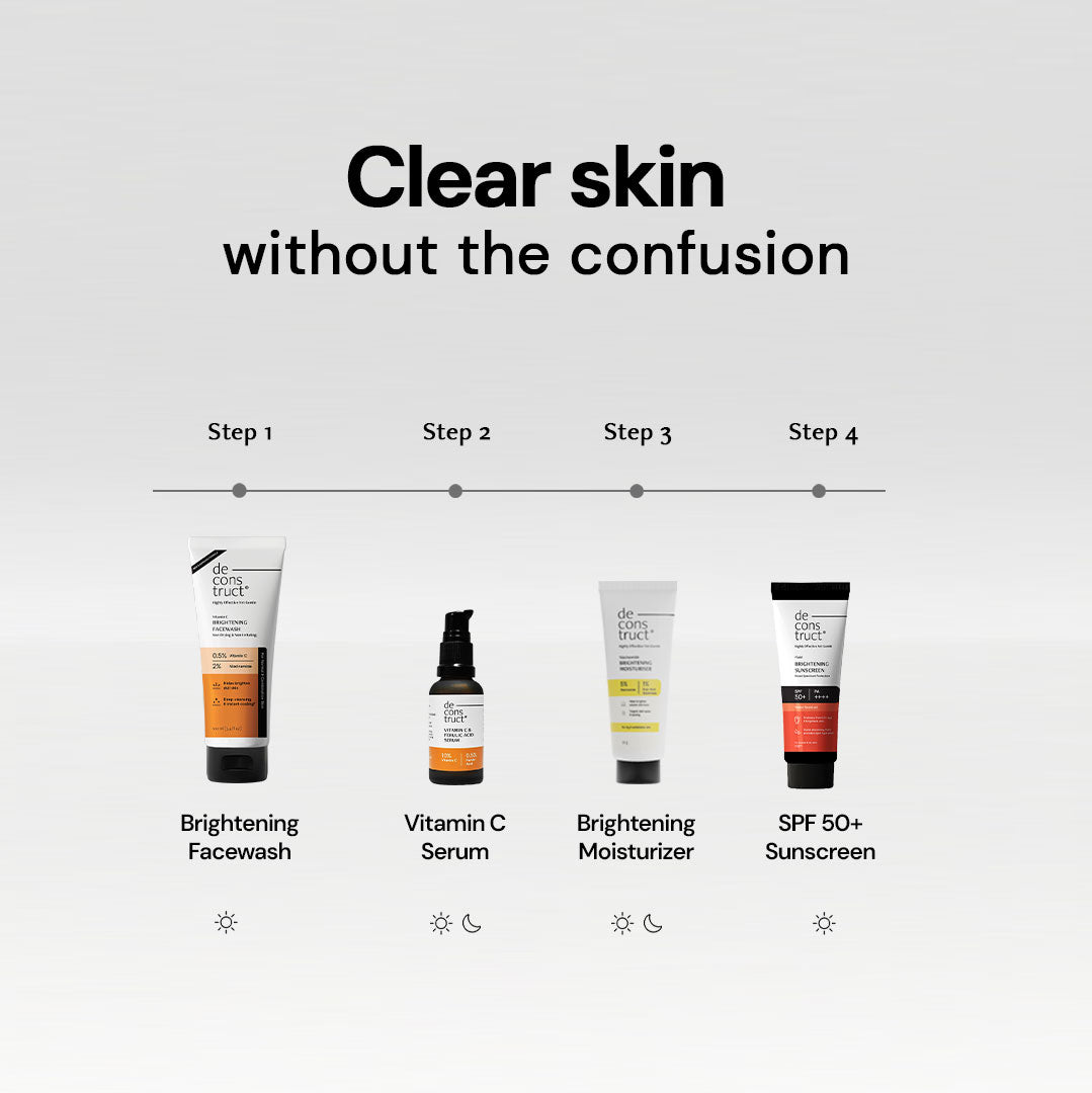 Anti-Pigmentation Routine Kit for Men | Fades Pigmentation Marks | Dermat Recommended