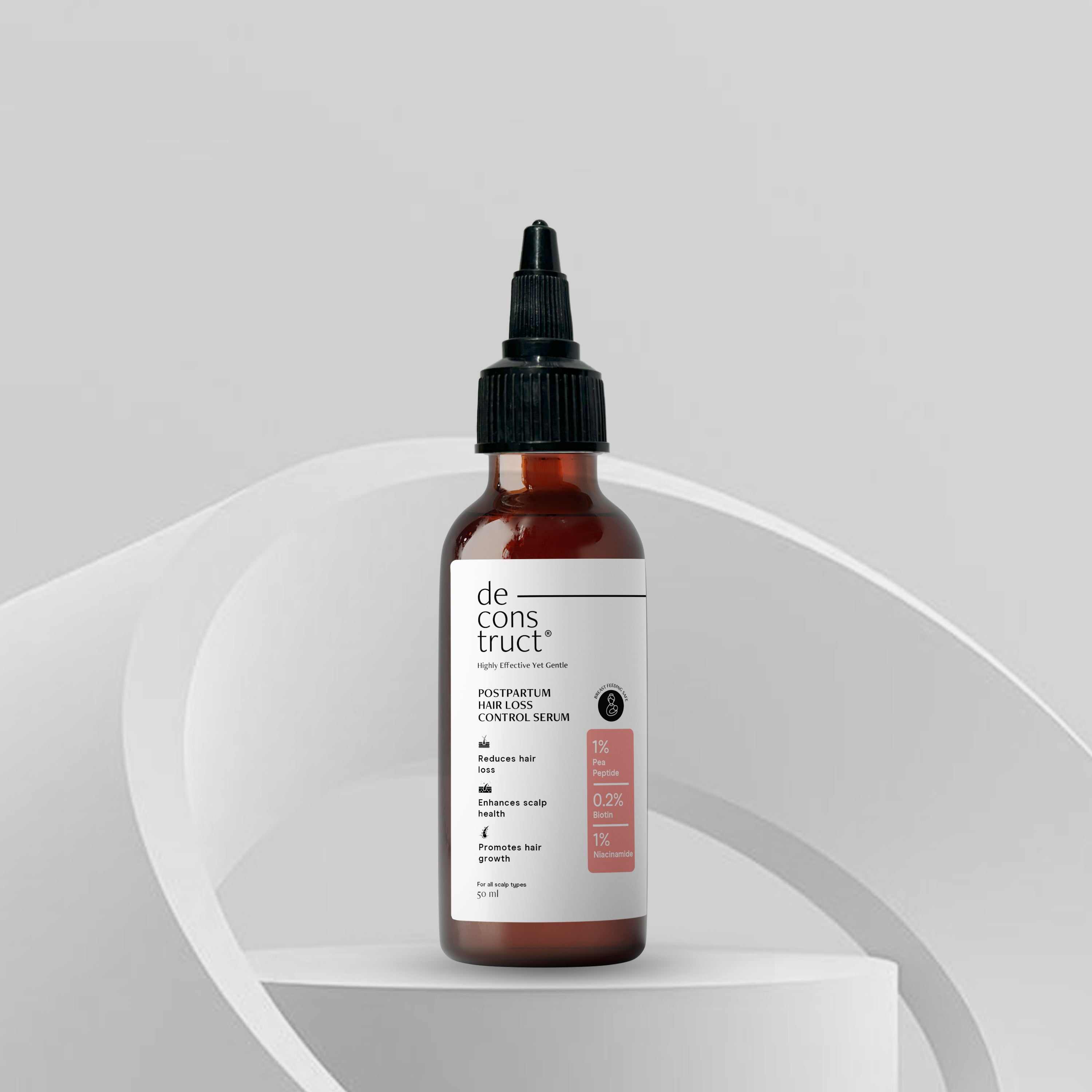 Postpartum Hair Loss Control Serum with Pea Peptide & Biotin