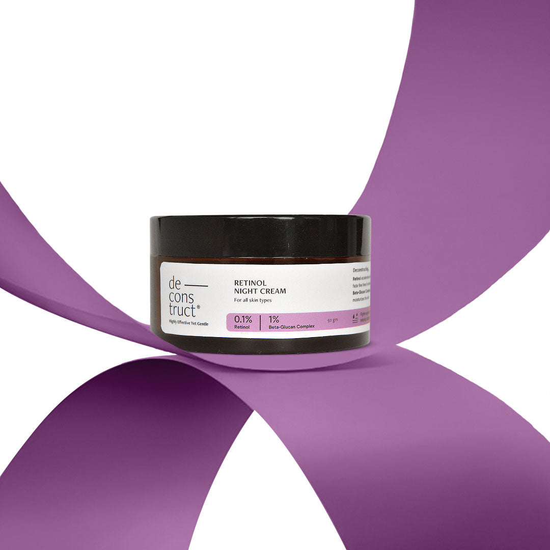Retinol night cream - 0.1% Retinol + 1% Beta-Glucan Complex