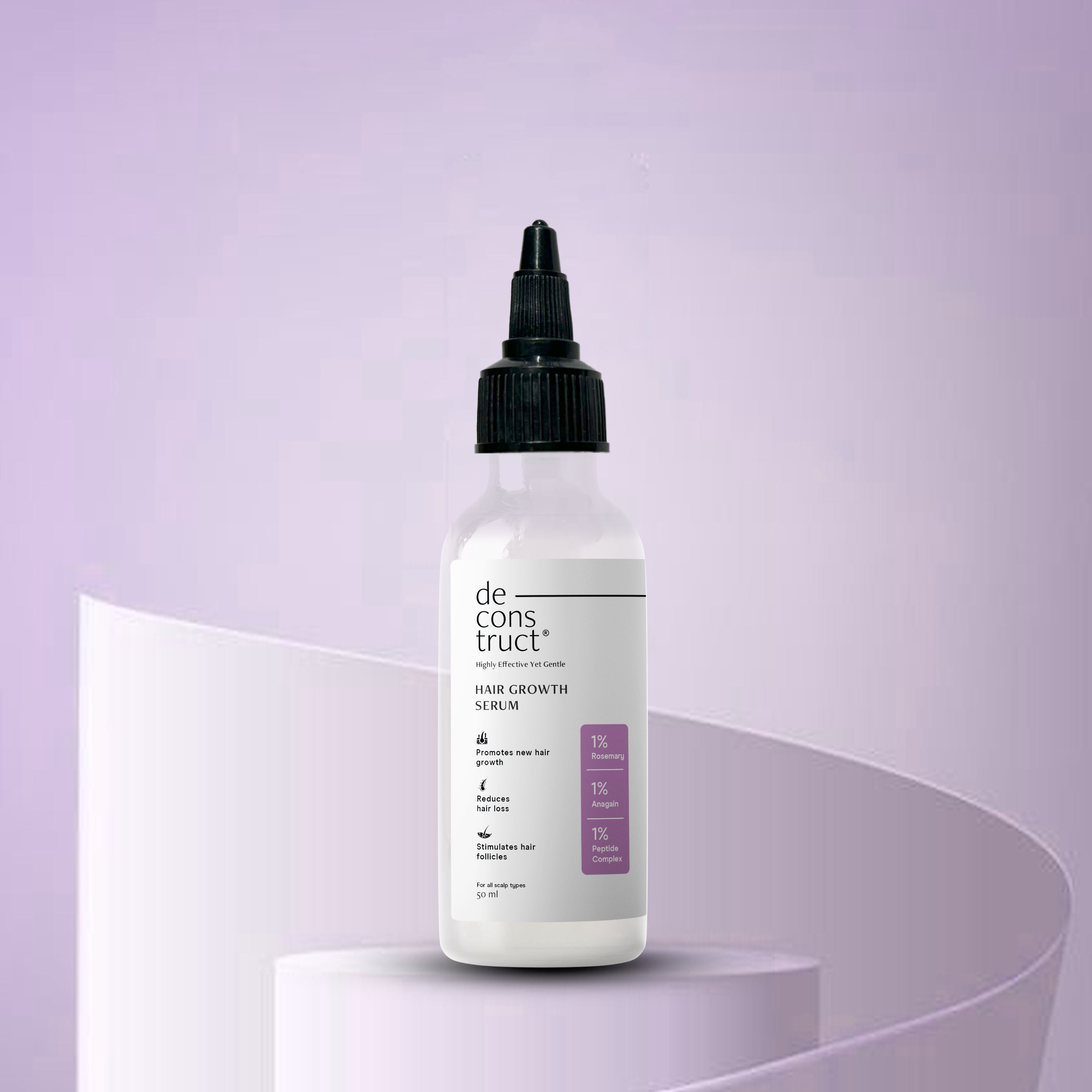 Hair Growth Serum with Rosemary, Anagain & Peptide Complex