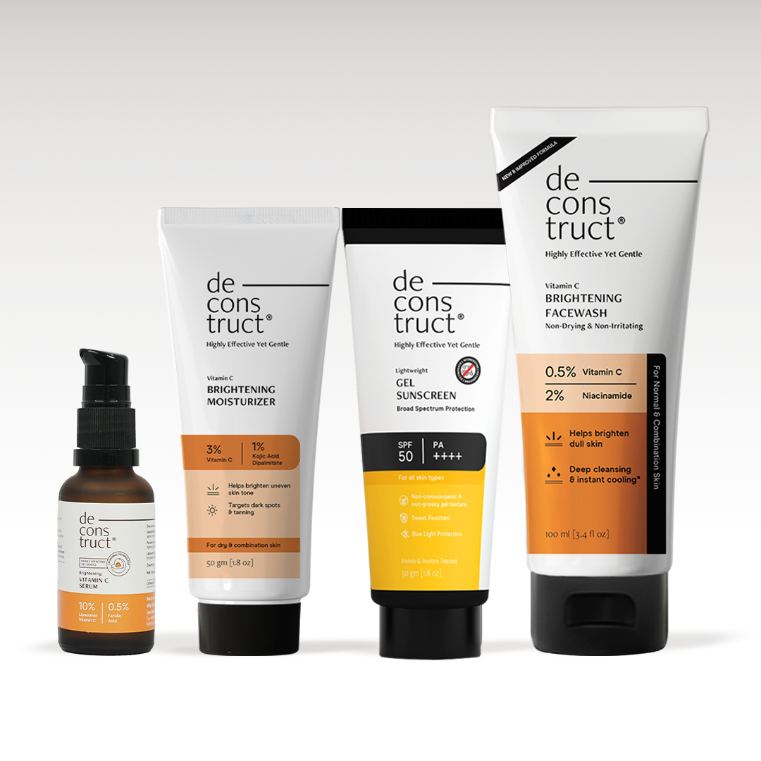Skin Brightening Routine Kit For Dull Skin | Top Best Selling Bright Skincare Routine for Men & Women