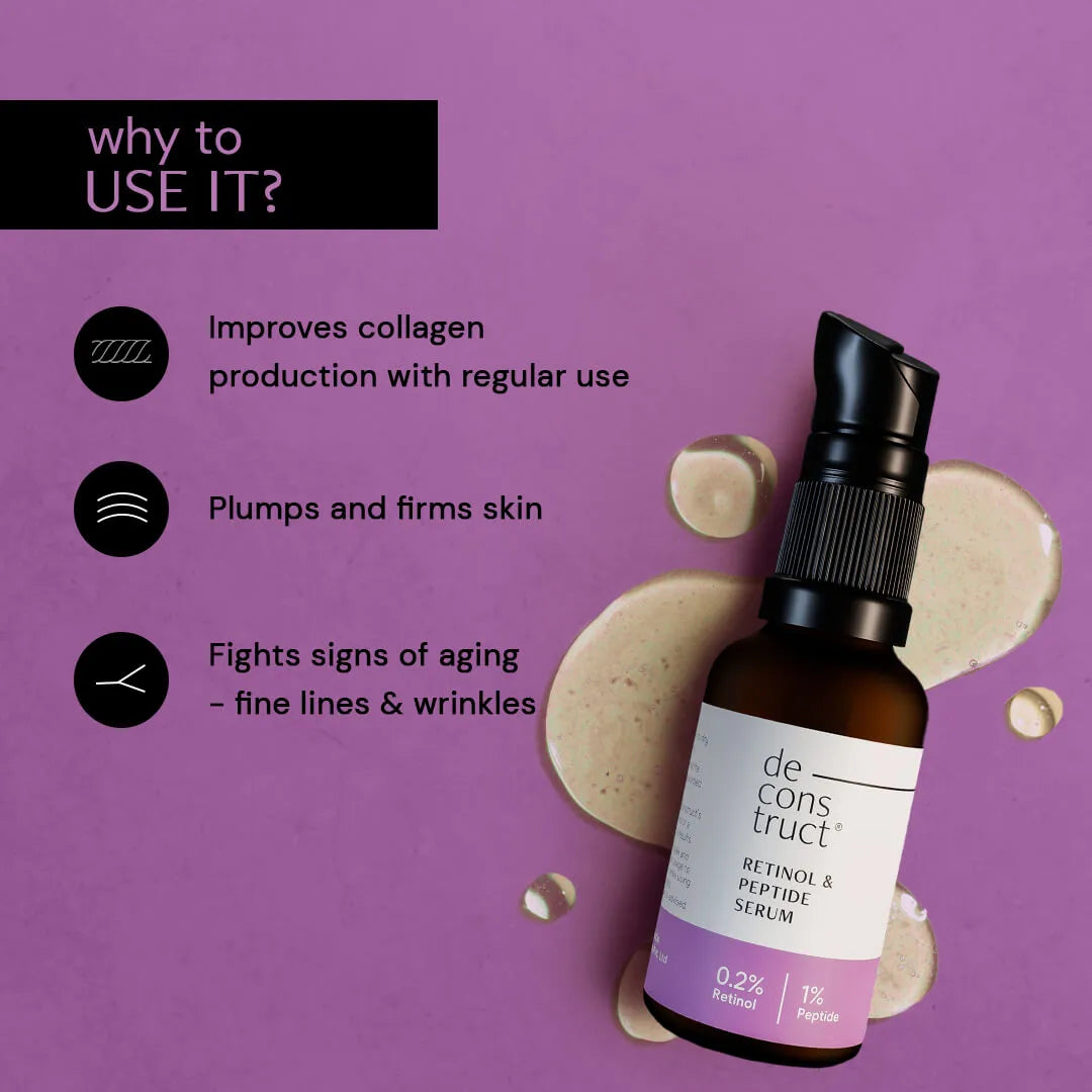 Retinol & Peptide Serum - 0.2% Retinol + 1% Peptide