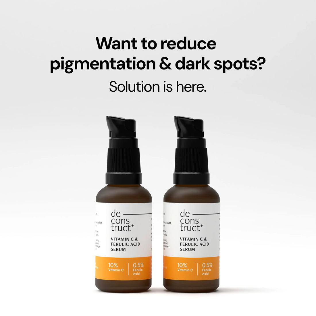 Vitamin C Serum Combo For Face - 10% Vitamin C + 0.5 % Ferulic Acid