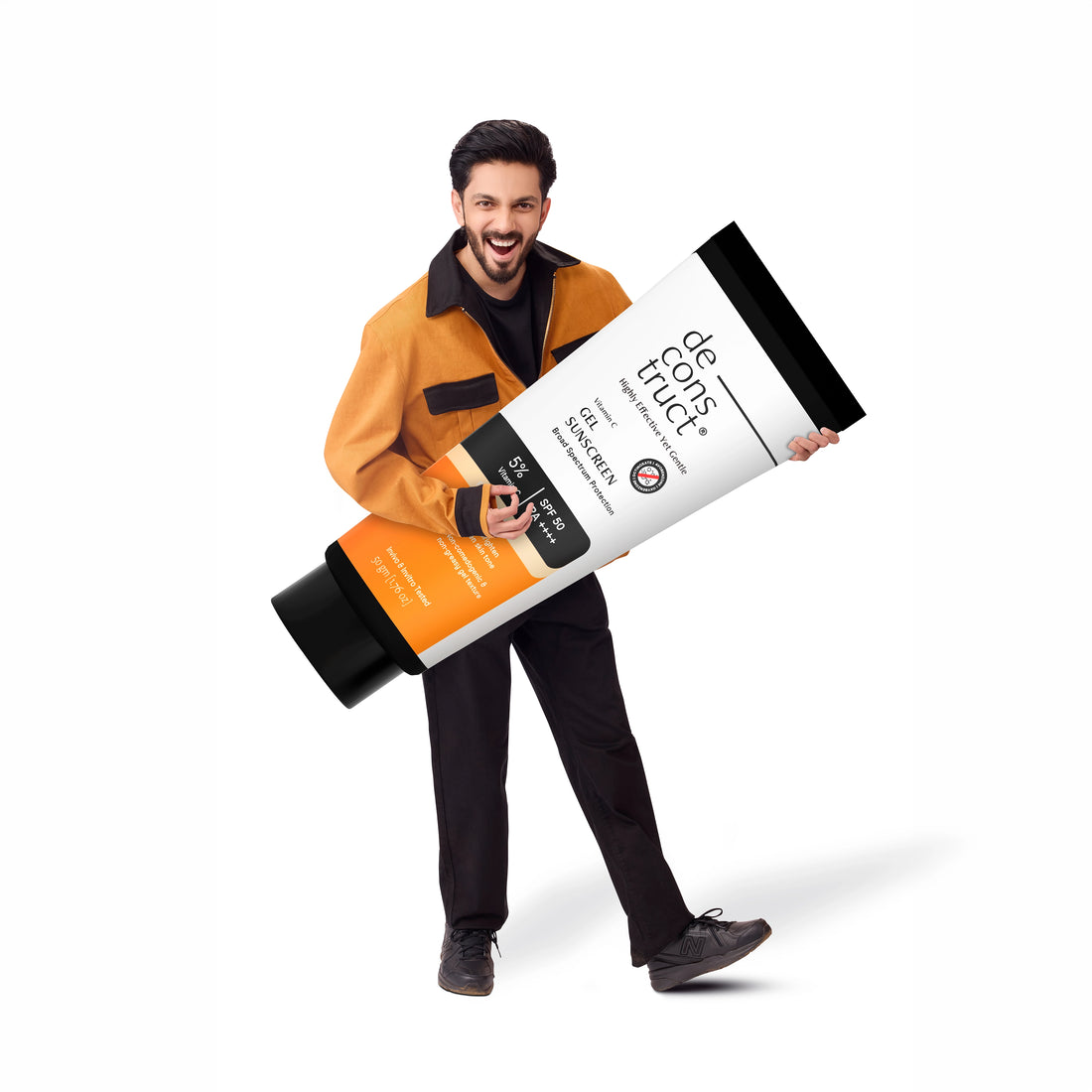 5% Vitamin C Gel Sunscreen for Oily Skin - SPF 50 PA++++ | Brightens skin tone | Photostable Sunscreen with 4 New Gen UV Filters | Long Lasting | Lightweight | In-Vivo Tested