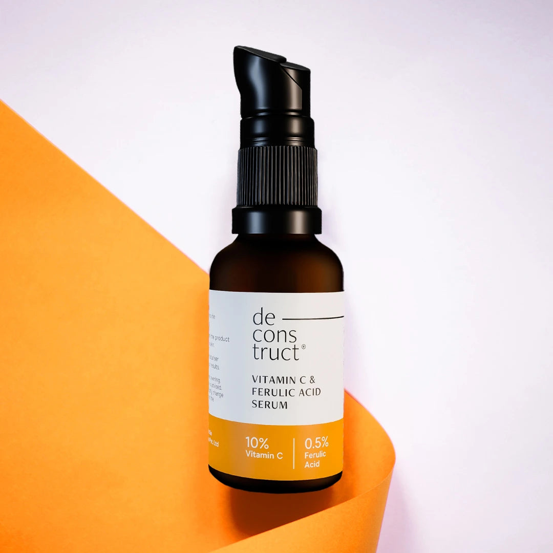 Vitamin C Serum For Face - 10% Vitamin C + 0.5 % Ferulic Acid | Non-Irritating , Non-Sticky