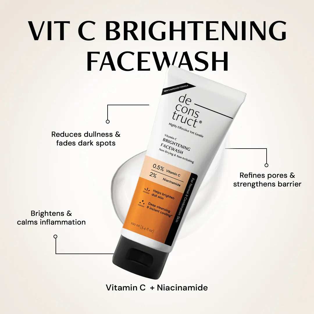 Daily Radiance Boosting Duo- Brightening Face Wash + Brightening Face Moisturiser