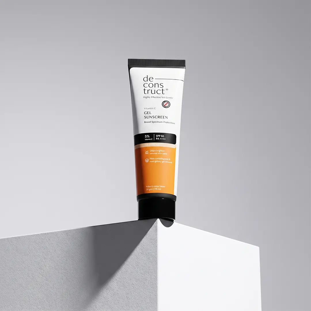 5% Vitamin C Gel Sunscreen for Oily Skin - SPF 50 PA++++ | In-Vivo Tested