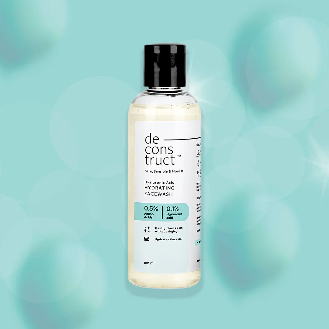 Hyaluronic Acid Hydrating Face Wash - 0.5% Amino Acids + 0.1% Hyaluronic acid