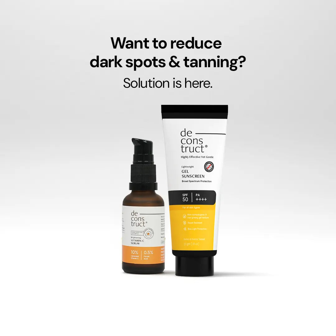 Bestseller Combo - Vitamin C Serum + Gel Sunscreen