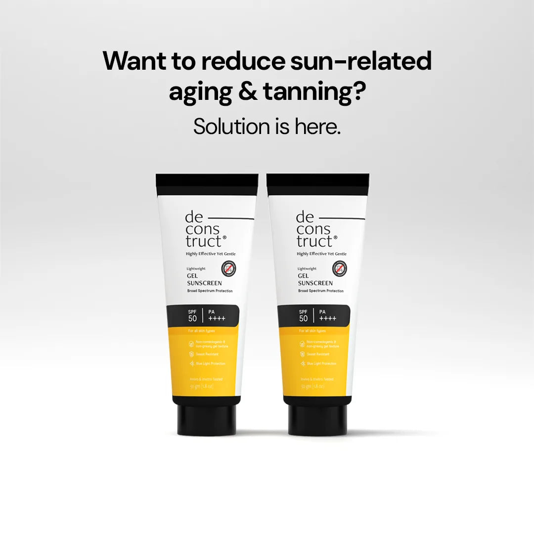 Gel Sunscreen SPF 50 PA++++ for Oily Skin(Pack of 2) | Photostable Sunscreen with 4 New Gen UV Filters | Lightweight & Non-Greasy