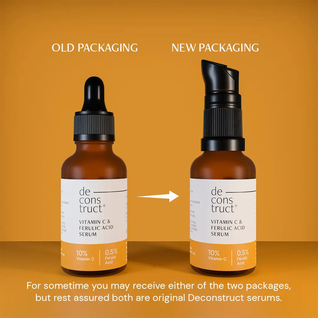 Vitamin C Serum Combo For Face - 10% Vitamin C + 0.5 % Ferulic Acid
