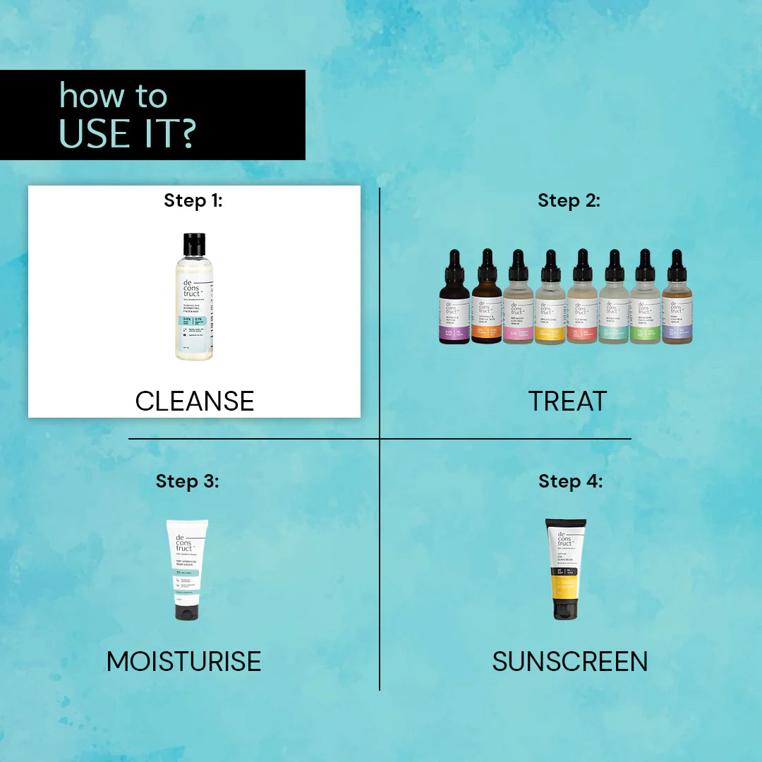 Hyaluronic Acid Hydrating Face Wash - 0.5% Amino Acids + 0.1% Hyaluronic acid