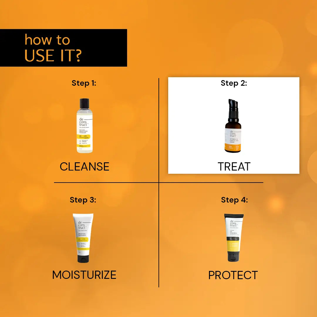 Vitamin C Serum Combo For Face - 10% Vitamin C + 0.5 % Ferulic Acid