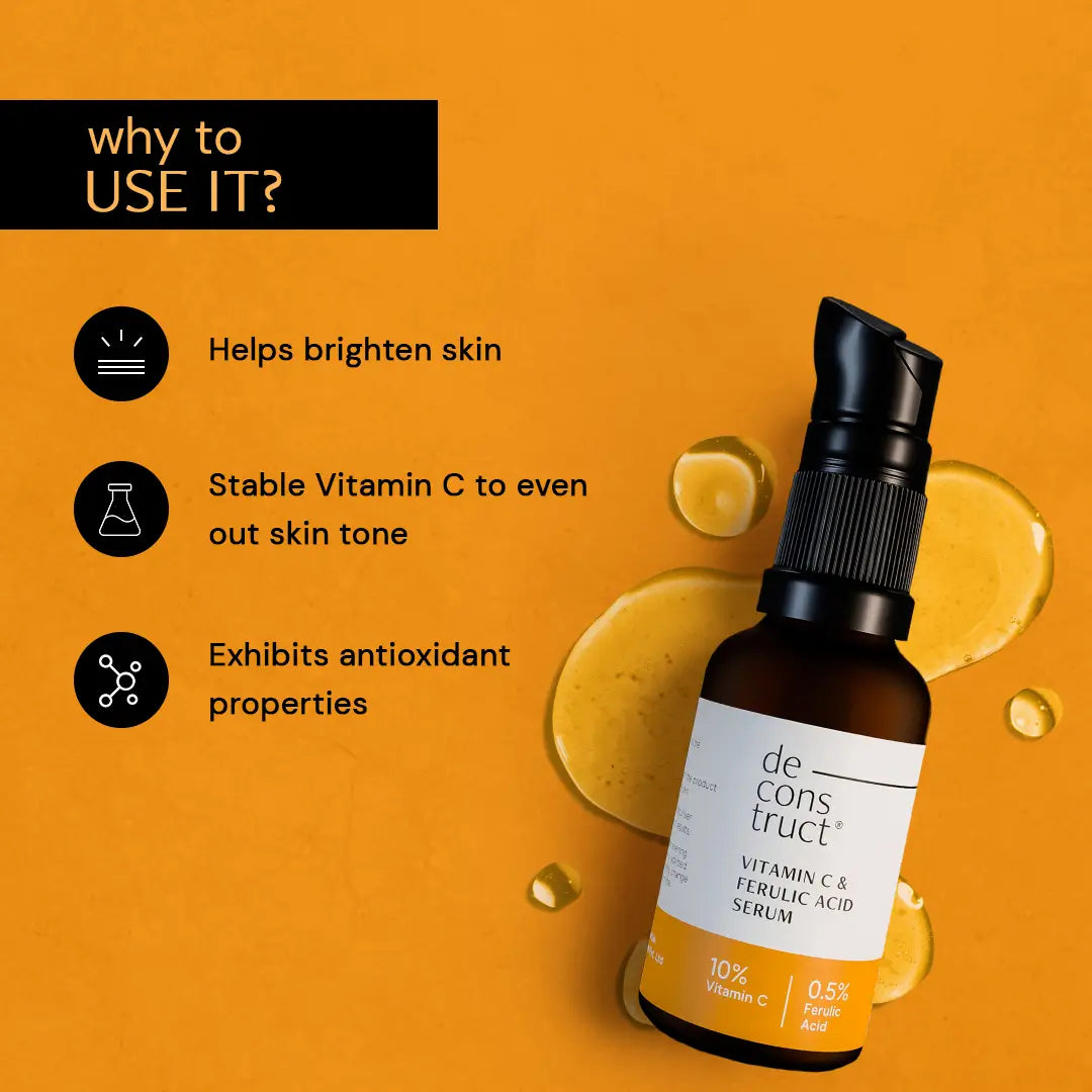 Vitamin C Serum - 10% Vitamin C + 0.5 % Ferulic Acid