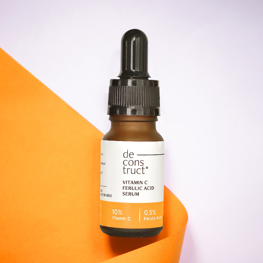 Vitamin C Mini Serum For Face - 10% Vitamin C + 0.5 % Ferulic Acid | Non-Irritating , Non-Sticky | 10ml