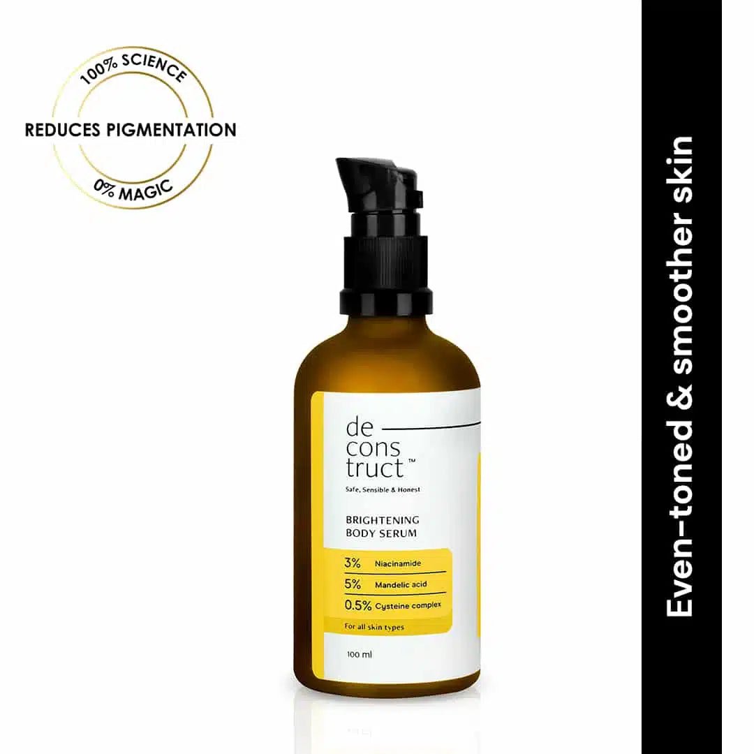 Brightening Body Serum - 3% Niacinamide + 5% Mandelic Acid + 0.5% Cysteine Complex - thedeconstruct