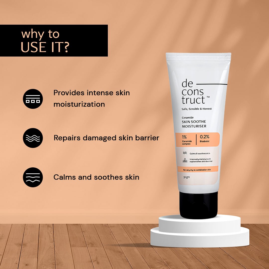 Skin Soothe Moisturizer - 1% Ceramide + 0.2% Bisabolol - thedeconstruct