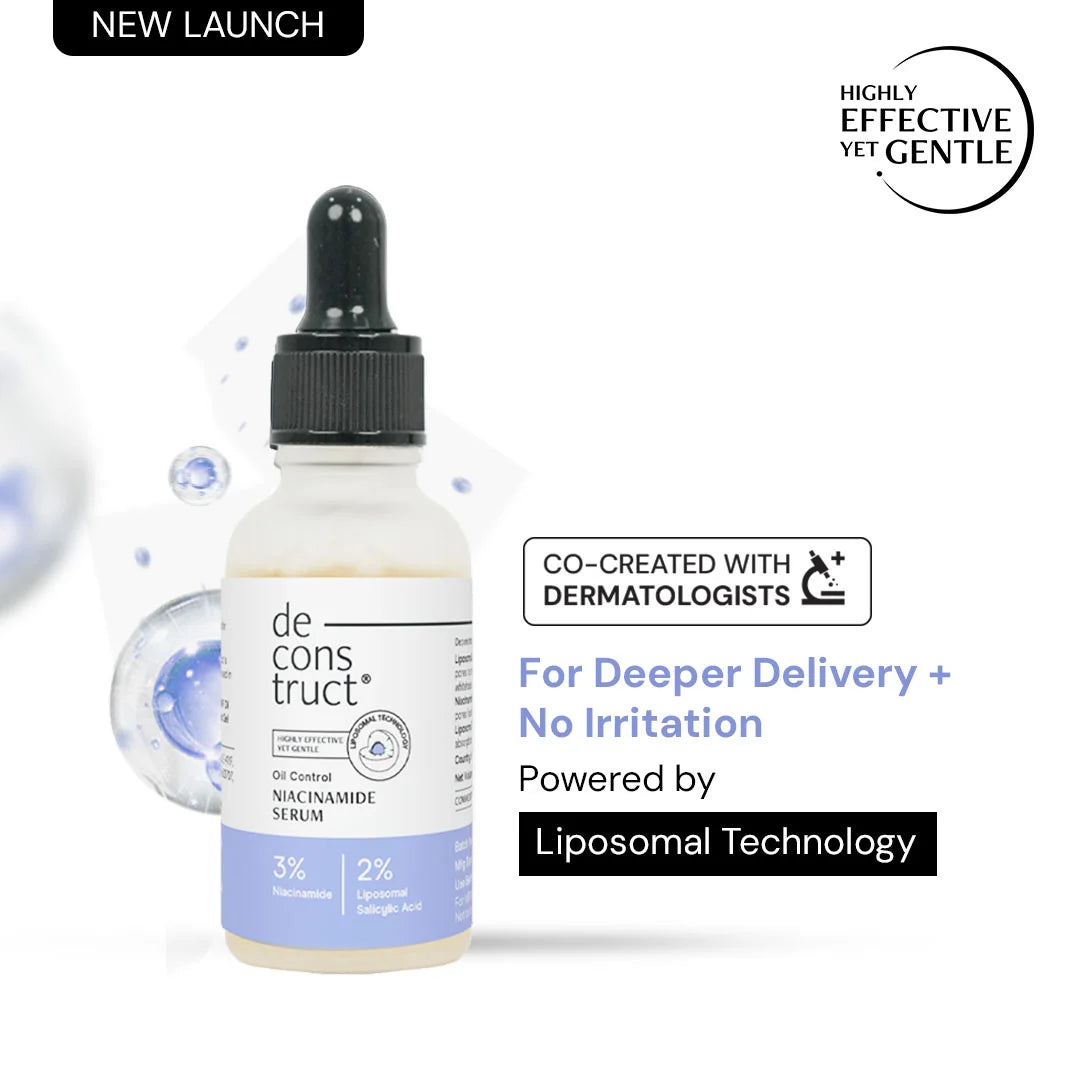 Oil Control Serum with 3% Niacinamide &amp; 2% Salicylic Acid With Liposomal Technology